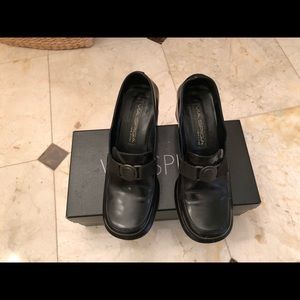 Via Spiga Black Leather Women’s Shoes Size 6.5.